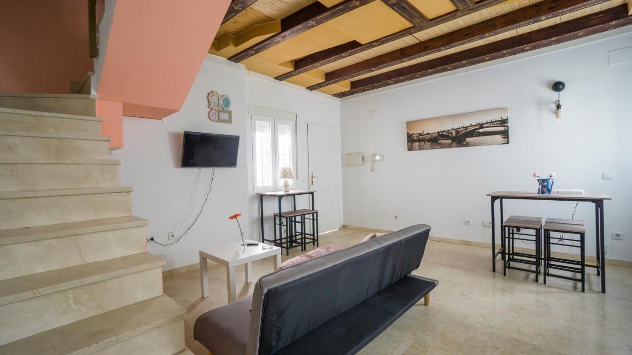 Rentalsevilla Feria Duplex Con Terraza Eksteriør billede
